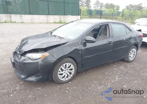 2017 Toyota Corolla Le z USA, uszkodzony, nr VIN 2T1BURHE7HC834740